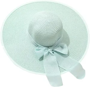 Women's Solid Sun Straw Roll Up Vintage Panama Beach Travel Hat
