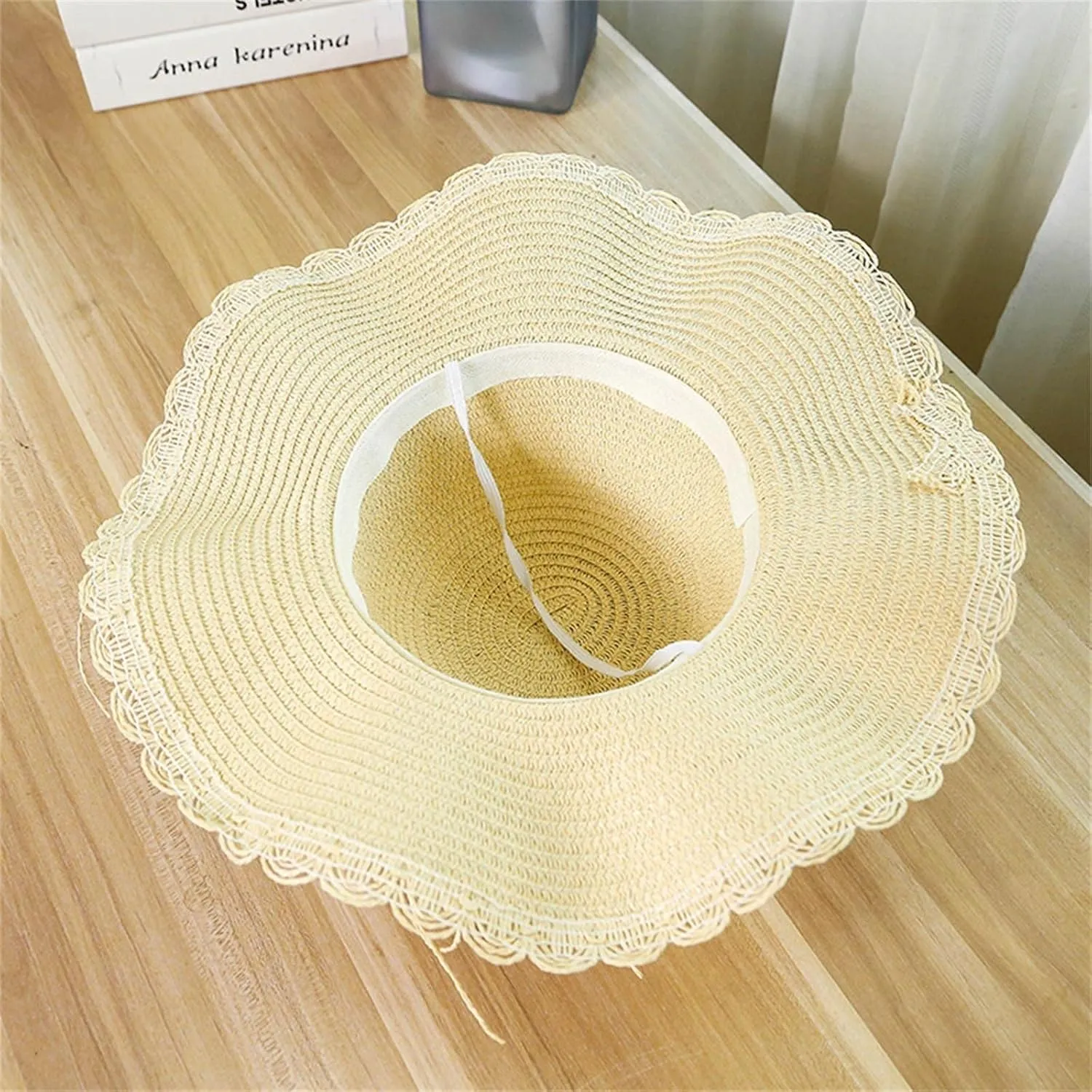 Womens Sun Hat Summer Foldable Summer Wide Brim Straw Beach Hat Large Floppy Foldable Roll Up Beach Cap Sun Hat