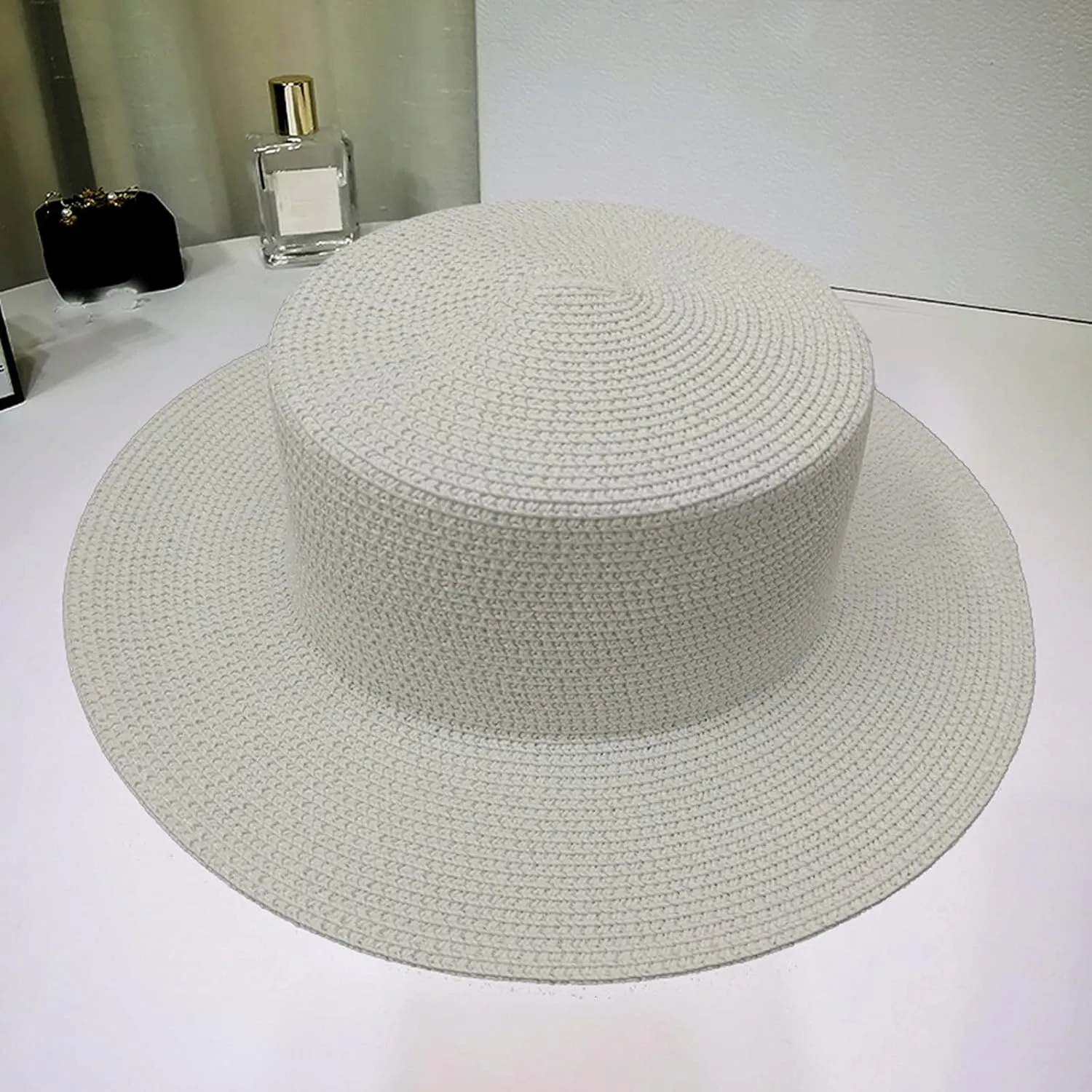 Womens Sun Visor Hat Floppy Foldable Wide Brim Beach Sun Cap Foldable Roll Up Floppy Beach Hats for Women