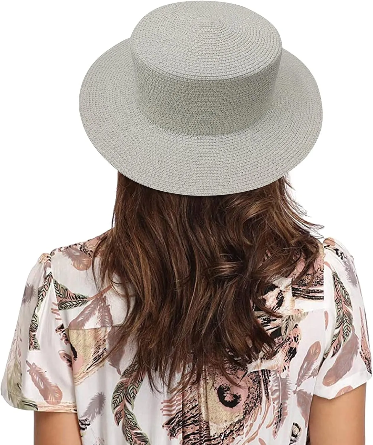 Womens Sun Visor Hat Floppy Foldable Wide Brim Beach Sun Cap Foldable Roll Up Floppy Beach Hats for Women