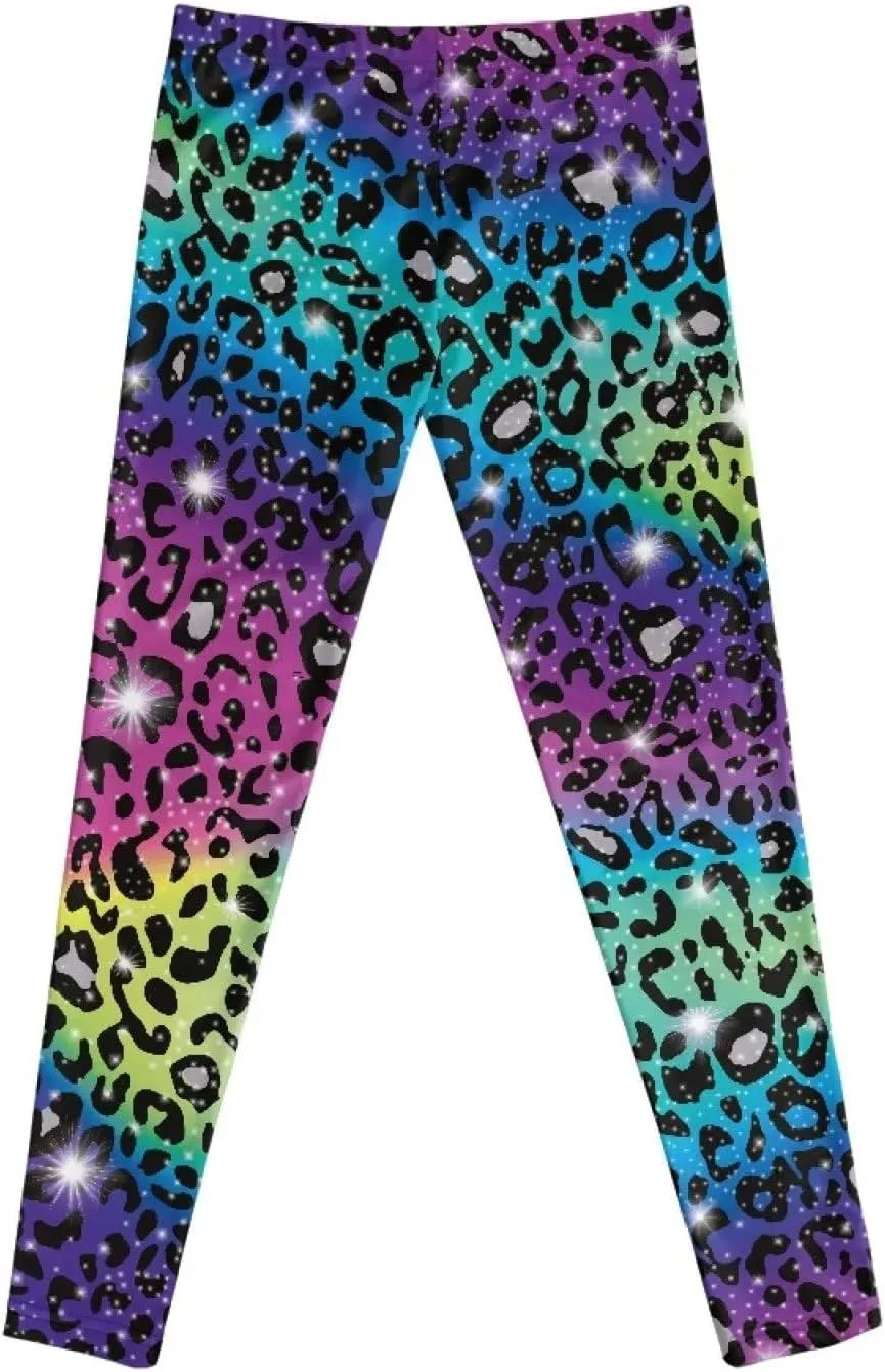 Xpyiqun Girls Leggings Athletic Yoga Pants Tights Trousers Activewear 4-13T
