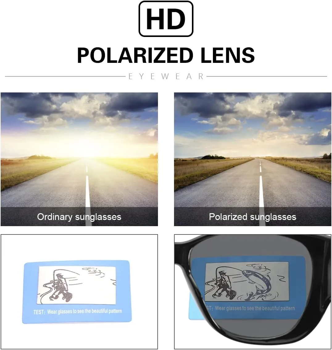 YIMI Fit Over Sunglasses Polarized Wear Over Prescription Glasses UV Protection Oversized Wrap Around Eyeglasses Eyewear