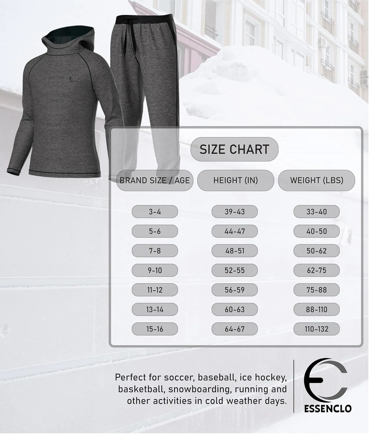 Youth Kids Sweatsuit Jogger Outfit - Boys Girls Athletic Reversible Pullover Hoodie & Pants Activewear Clothes Set