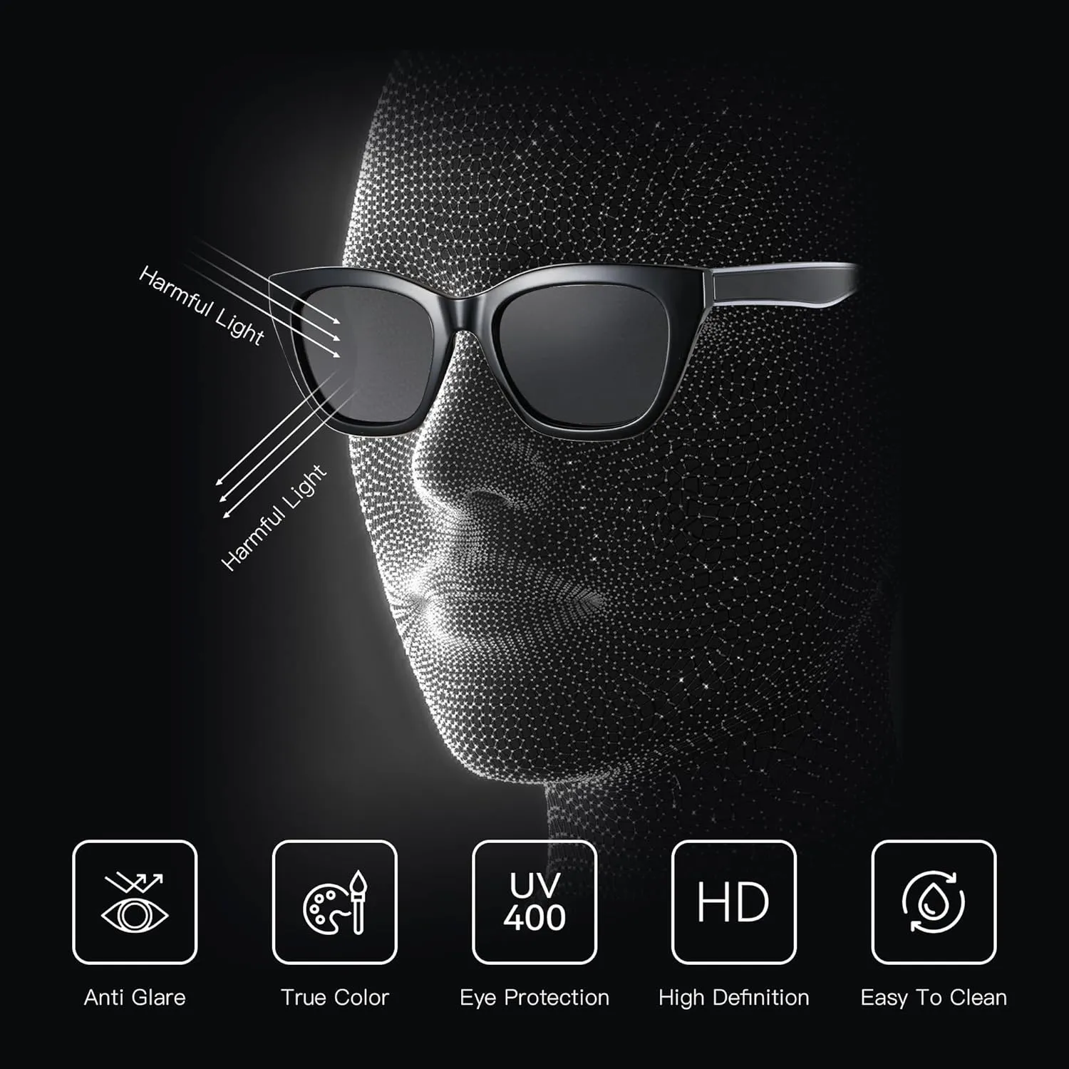 ZENOTTIC Polarized Sunglasses Women Cateye: Trendy Sun Glasses for Ladies - Retro Classic Shades UV400 Protection