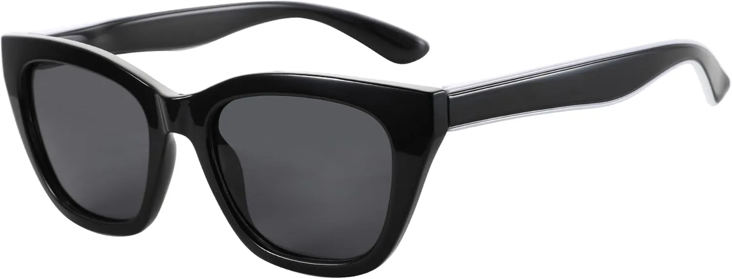 ZENOTTIC Polarized Sunglasses Women Cateye: Trendy Sun Glasses for Ladies - Retro Classic Shades UV400 Protection